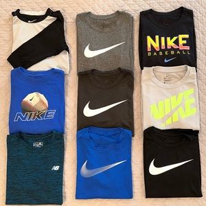 Lot of boys athletic clothes Nike & UA. Very good condition!!!